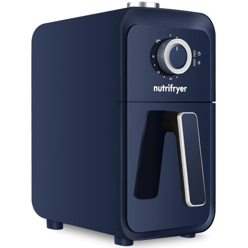 NUTRIFRYER 4QT Air Fryer, 1400W Small Compact Airfryer with Non-Stick Basket, 50PCS Parchment Paper Liners, Recipe Instructions NUTRIFRYER 4QT Air Fryer, 1400W Small Compact Airfryer with Non-Stick Basket, 50PCS Parchment Paper Liners, Recipe Instructions